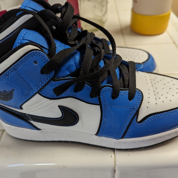 Af1 Retro Jordan 1 Rare Deadstock Nike black blue white - Picture 4 of 6